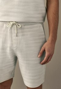Next TEXTURED OTTOMAN REGULAR FIT - Tracksuit bottoms - grey