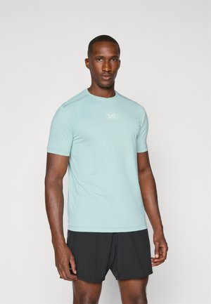 EA7 Emporio Armani TENNIS PRO TEE - Sports T-shirt - blue surf
