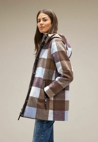 Street One KARO MIT KAPUZE Classic coat braun/brown Zalando