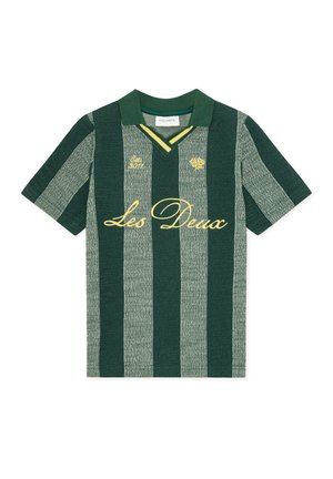 Les Deux, JACQUARD FOOTBALL UNISEX - Polo - pine green