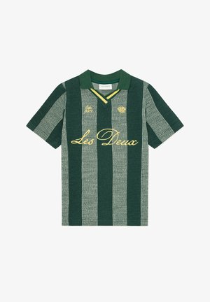 Les Deux, JACQUARD FOOTBALL UNISEX - Polo - pine green
