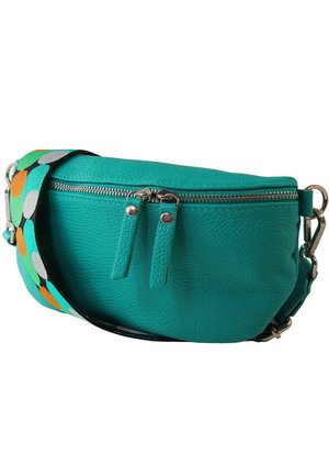 Gürteltasche - türkis mehrfarbig