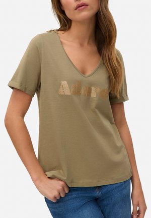 T-shirt imprimé - kaki