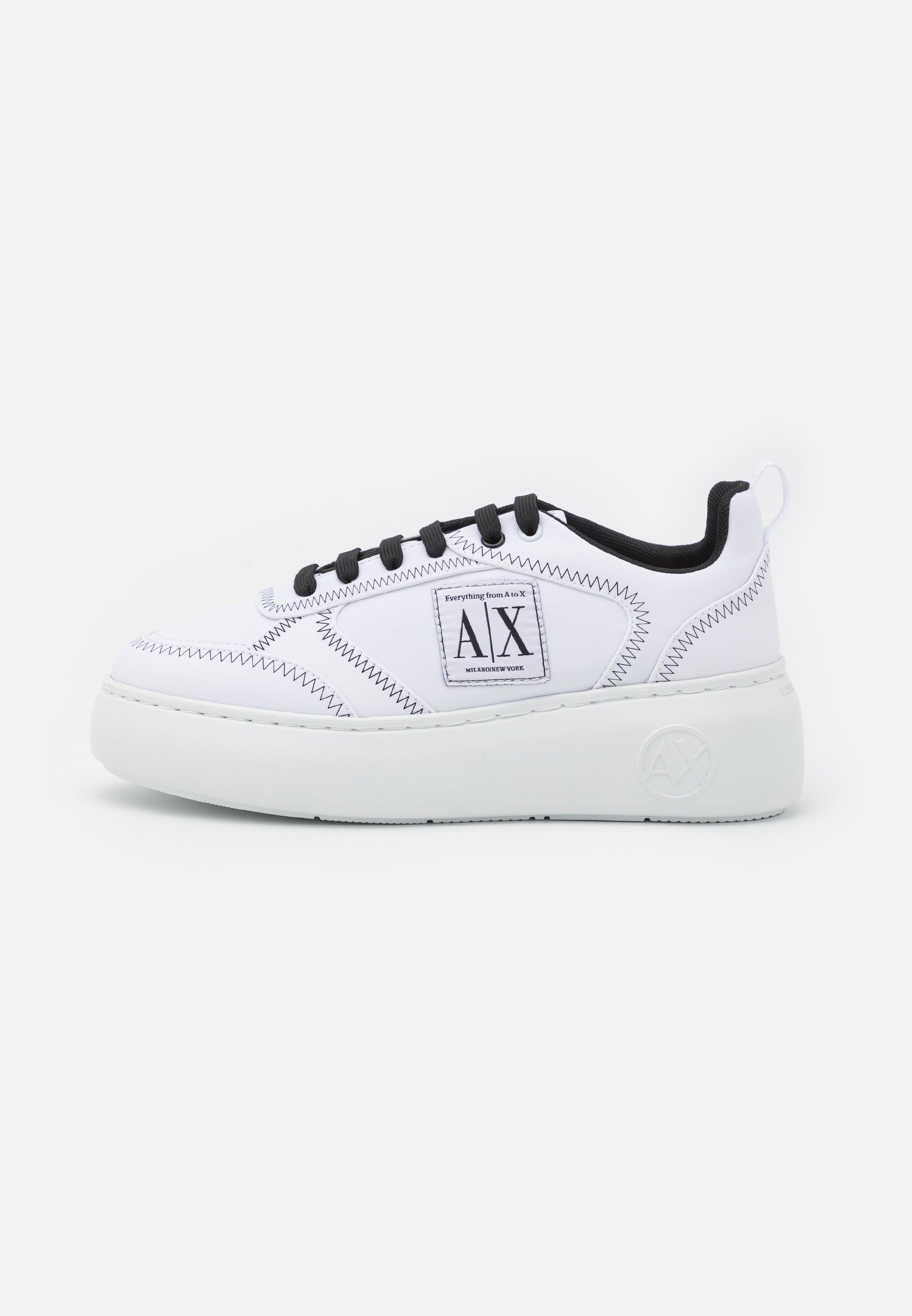 Armani Exchange LACE UP - Trainers - white - Zalando.co.uk