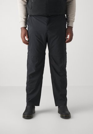 SILVER RIDGE™ UTILITY CONVERTIBLE PANT - EXTENDED SIZE - Ulkohousut - black
