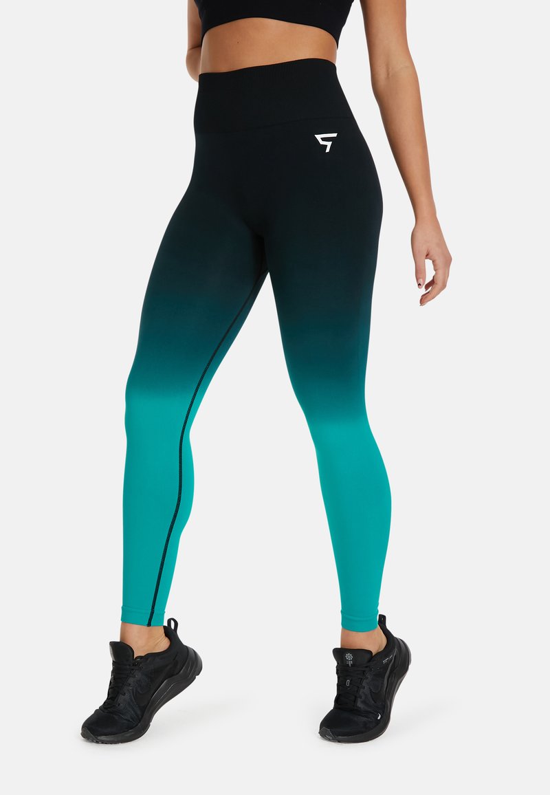 SQUATPROOF HIGH WAIST - Tights - black blue