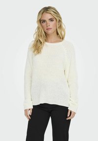 JDYELLEN ONECK RAGLAN - Vesta - cloud dancer