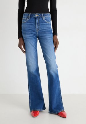 Jeans a zampa - blue denim
