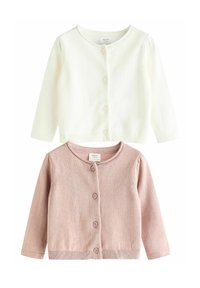 Next 2 PACK - REGULAR FIT - Kardigan - pink white