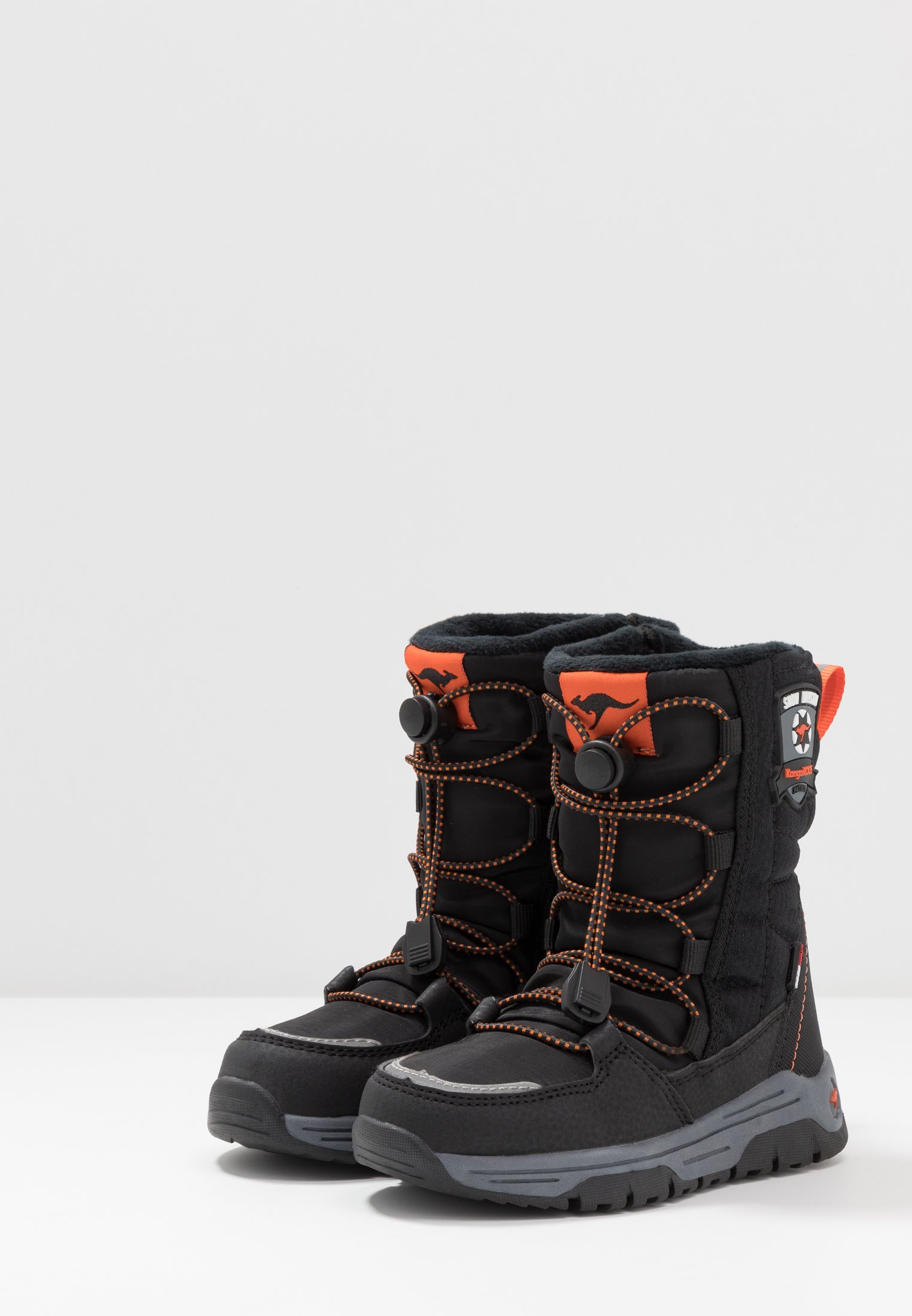 KangaROOS SERGEANT RTX Vinterstövlar jet blackorange KangaROOS SERGEANT RTX Vinterstövlar jet blackorange