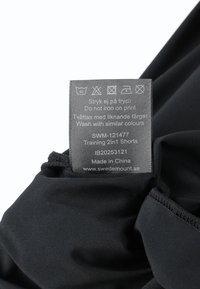 Swedemount TRAINING 2IN1  - Αθλητικό σορτς - black