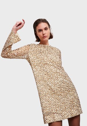 Koktailové šaty/večierkové šaty - golden beige