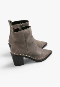 Scalpers Bottines de cowboy / motard - light grey