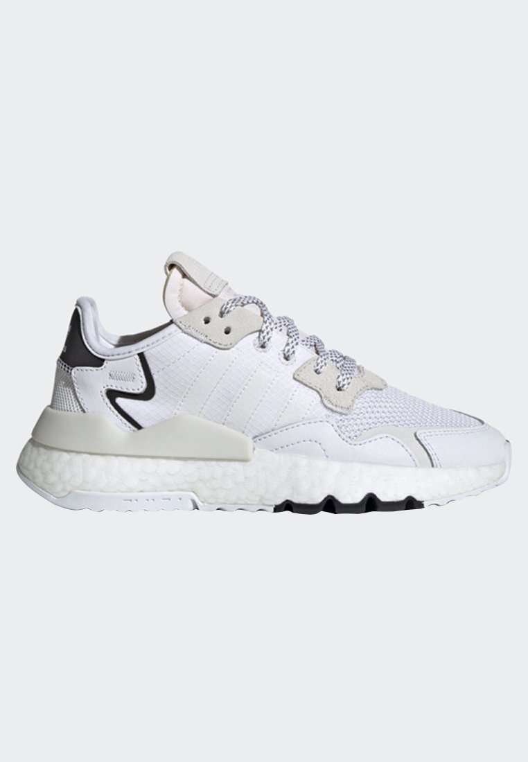 adidas Originals NITE JOGGER SHOES - Sneakers laag - white/wit - Zalando.nl