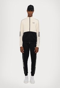 EA7 Emporio Armani TUTA SPORTIVA - Tracksuit - sand/black