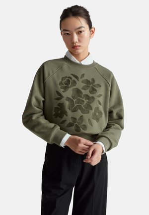 CREW NECK - Sweatshirt - green