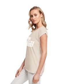 Merchcode THIN LIZZY  TL STACKED LOGO EXTEN - T-shirts med print - whitesand