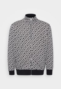 MONOGRAM ZIP THRU STAND - Cipzáras pulóver - black/calico