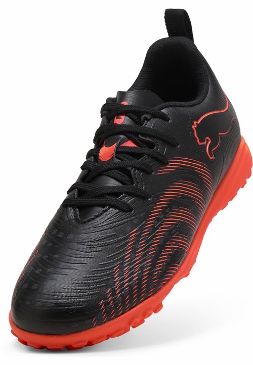 PUMA FUTURE 9 PLAY TT JR UNISEX - Botines de fútbol para césped - black-glowing red-strong gray — photo 5