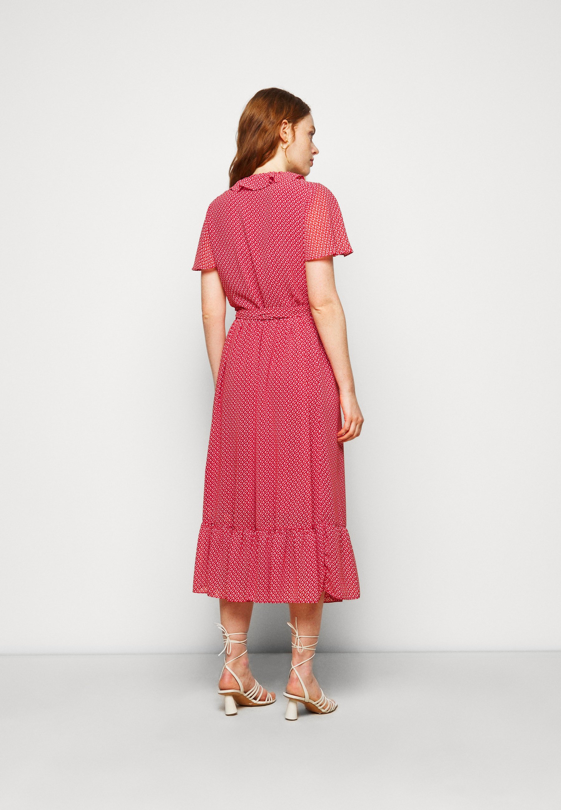 MICHAEL Michael Kors PRINTED MIDI DRESS - Vestido informal - crimson/rojo -  Zalando.es