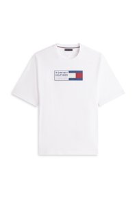 LOVE TEXT BOX TEE - T-shirt imprimé - white