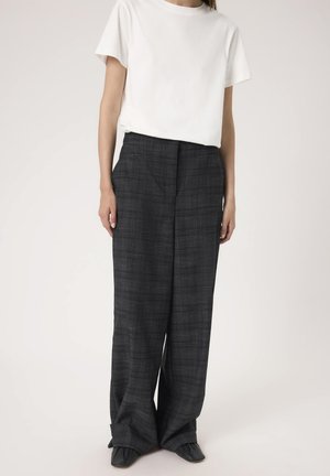 EVONNE STUDIO - Pantaloni - black suiting check