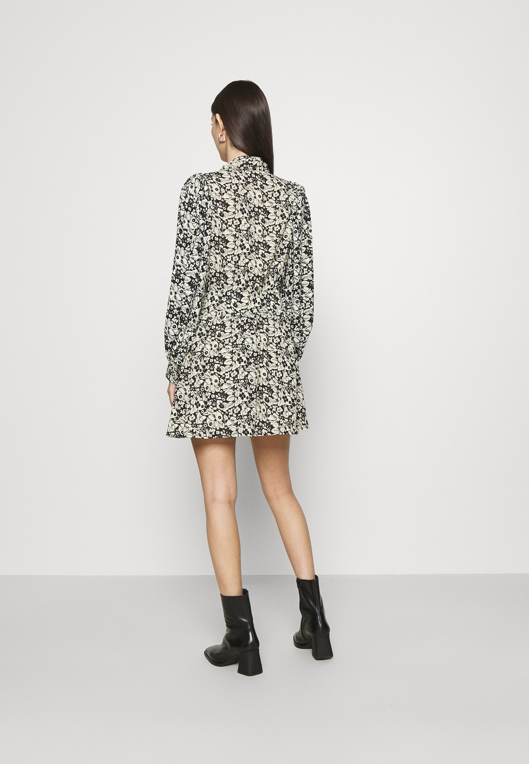 topshop pintuck mini dress