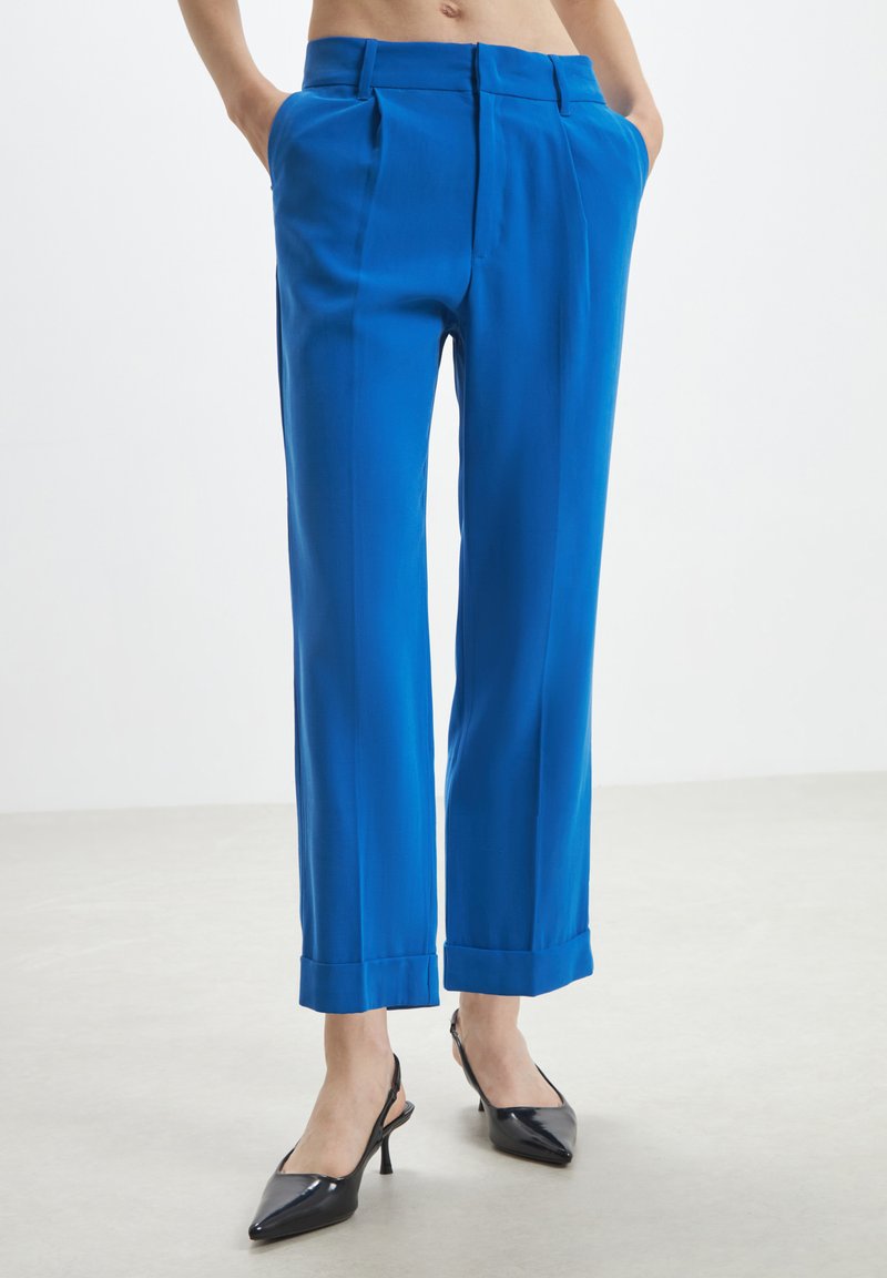 Calliope CLASSICO TINTA UNITA - Pantaloni - blu
