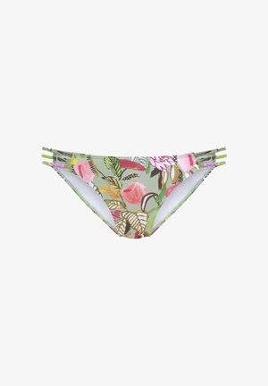 s.Oliver, Bikini-Hose - grün bedruckt