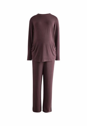 Next, MATERNITY JERSEY LONG SLEEVE PYJAMAS SET - Pyjama set - chocolate brown
