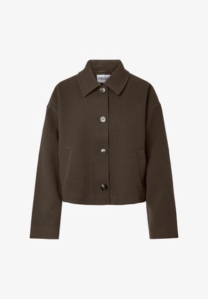 Pieces, PCAYA SHORT COAT NOOS BC - Veste légère - hot fudge