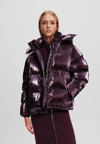 Karl Lagerfeld Jeans PEARLIZED PUFFER - Zimska jakna - plum perfect