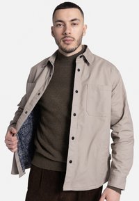 Redefined Rebel LORENZO OVERSHIRT - Mezisezónní bunda  - vintage khaki