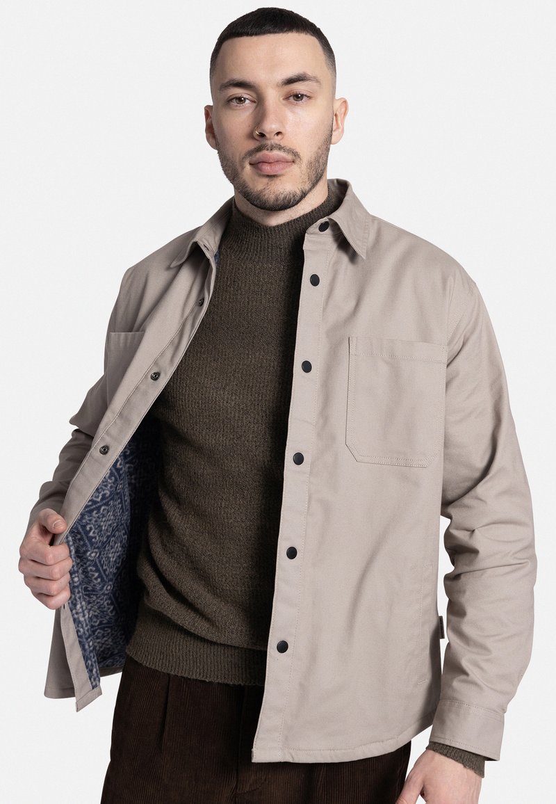 Redefined Rebel LORENZO OVERSHIRT - Mezisezónní bunda - vintage khaki