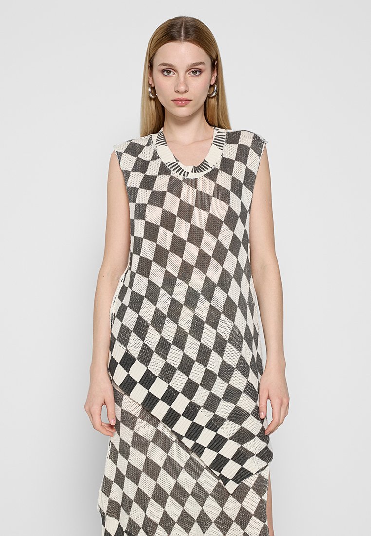 MM6 Maison Margiela Gebreide jurk crème
