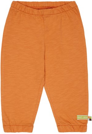 loud + proud SLUB MIT DRUCK ASTER - Pantaloni sportivi - orange