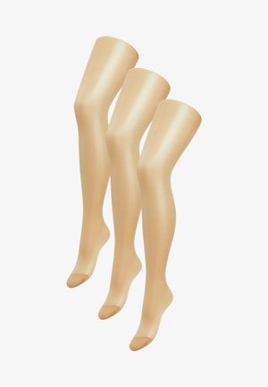 3PACK - Rajstopy - gold