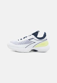 Diadora FINALE AG - Teniso bateliai įvairiai dangai - white/pageant blue