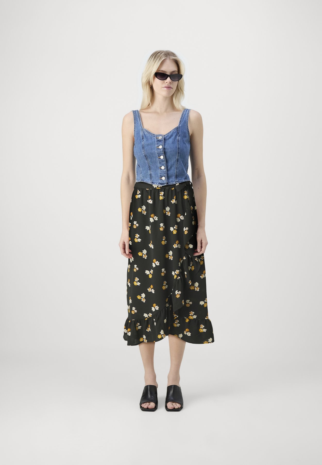 ONLNOVA LIFE LUX MERLE MIDI SKIRT