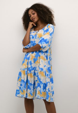 KIRA   - Day dress - blue cloud print