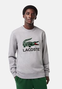 Lacoste BIG CROC  - Mikina - hellgrau