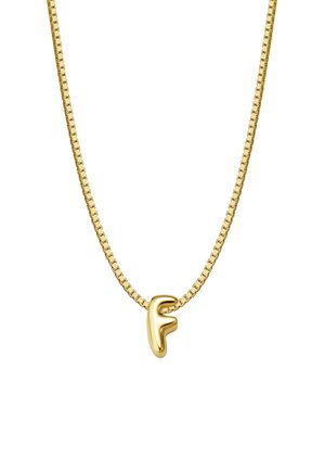 Glanzstücke München BUCHSTABE F - Kaelakee - gold-coloured