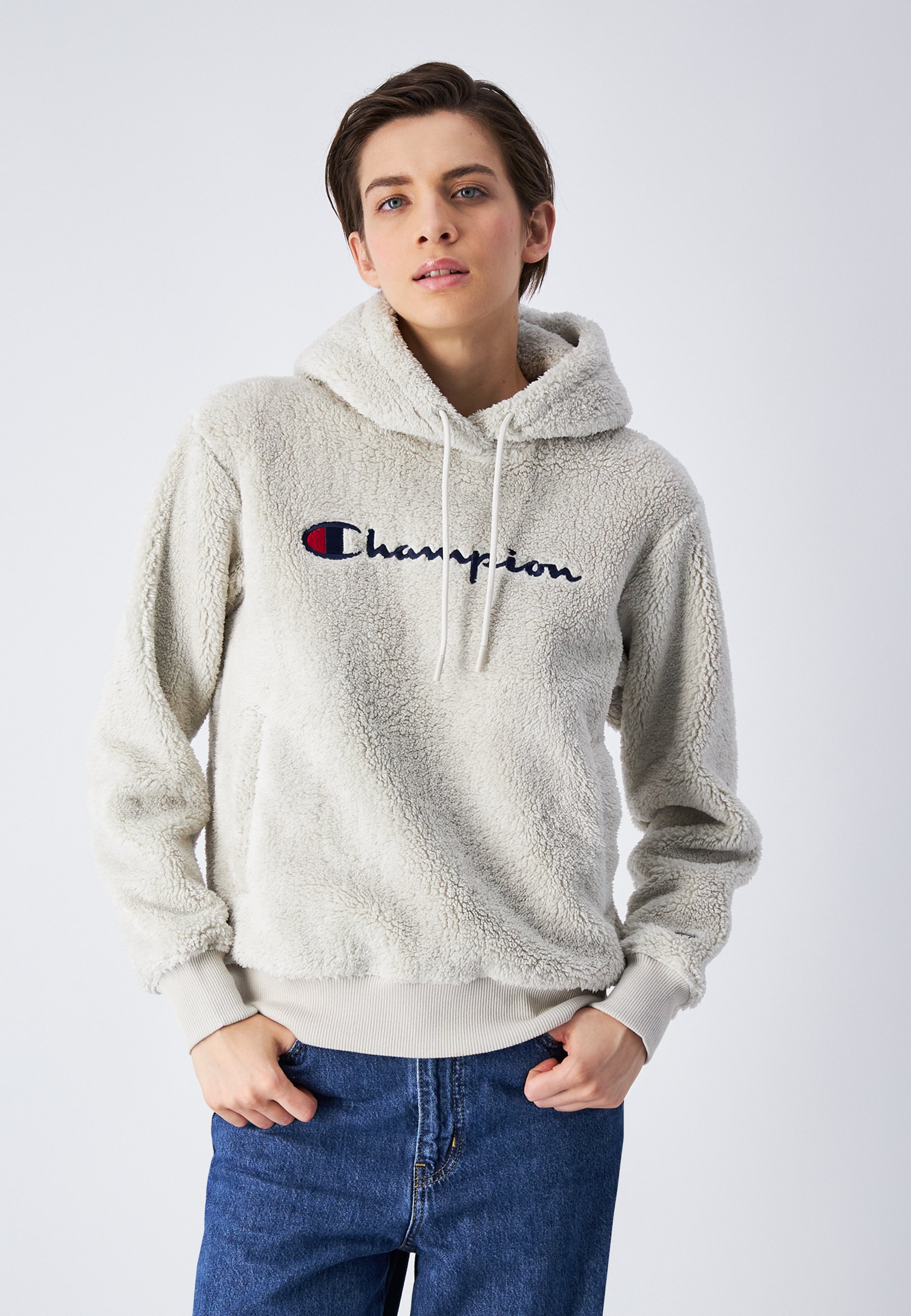 Kapuzenpullover Hoodie Teddyfell Herren Kapuzenpullover