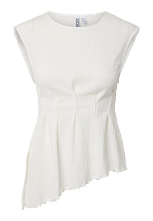 Pieces, PCMALIE ASYMETRIC - Top - bright white