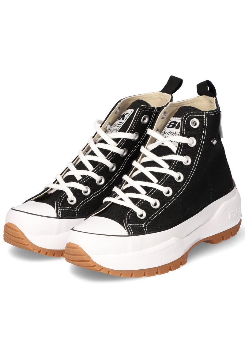 Damen Sneaker low | British Knights KAYA FLY Sneaker high schwarz - HK06605 Damen Sneaker low | British Knights KAYA FLY Sneaker high schwarz - HK06605