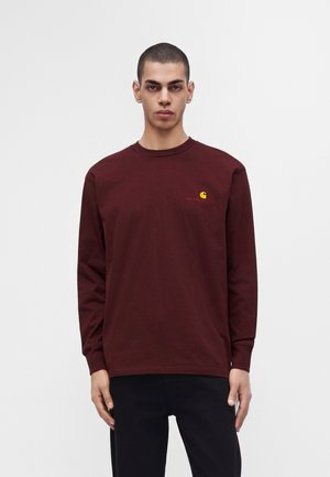 Carhartt WIP, AMERICAN SCRIPT - Блуза с дълги ръкави - amarone