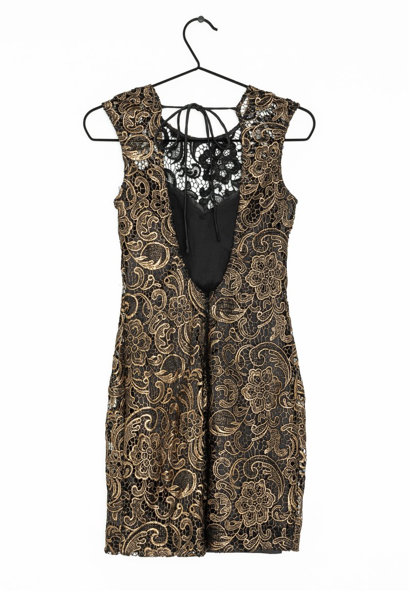 Lipsy Shirt dress gold/gold-coloured (Pre-owned)