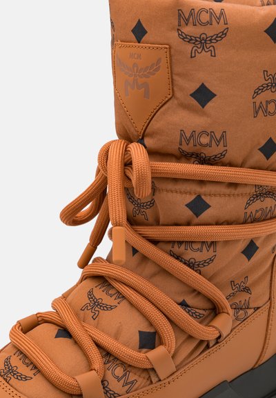 MCM SKYWARD - Winter boots - cognac
