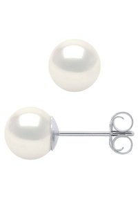 NELLY EARRINGS FRESHWATER PEARL 6-7 MM FINE SILVER 925/1000 AAA+ - Boucles d'oreilles - blanc nacré