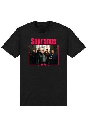 Henry Tiger, THE SOPRANOS CLASSIC CAST IMAGE DESIGN - T-shirt print - black